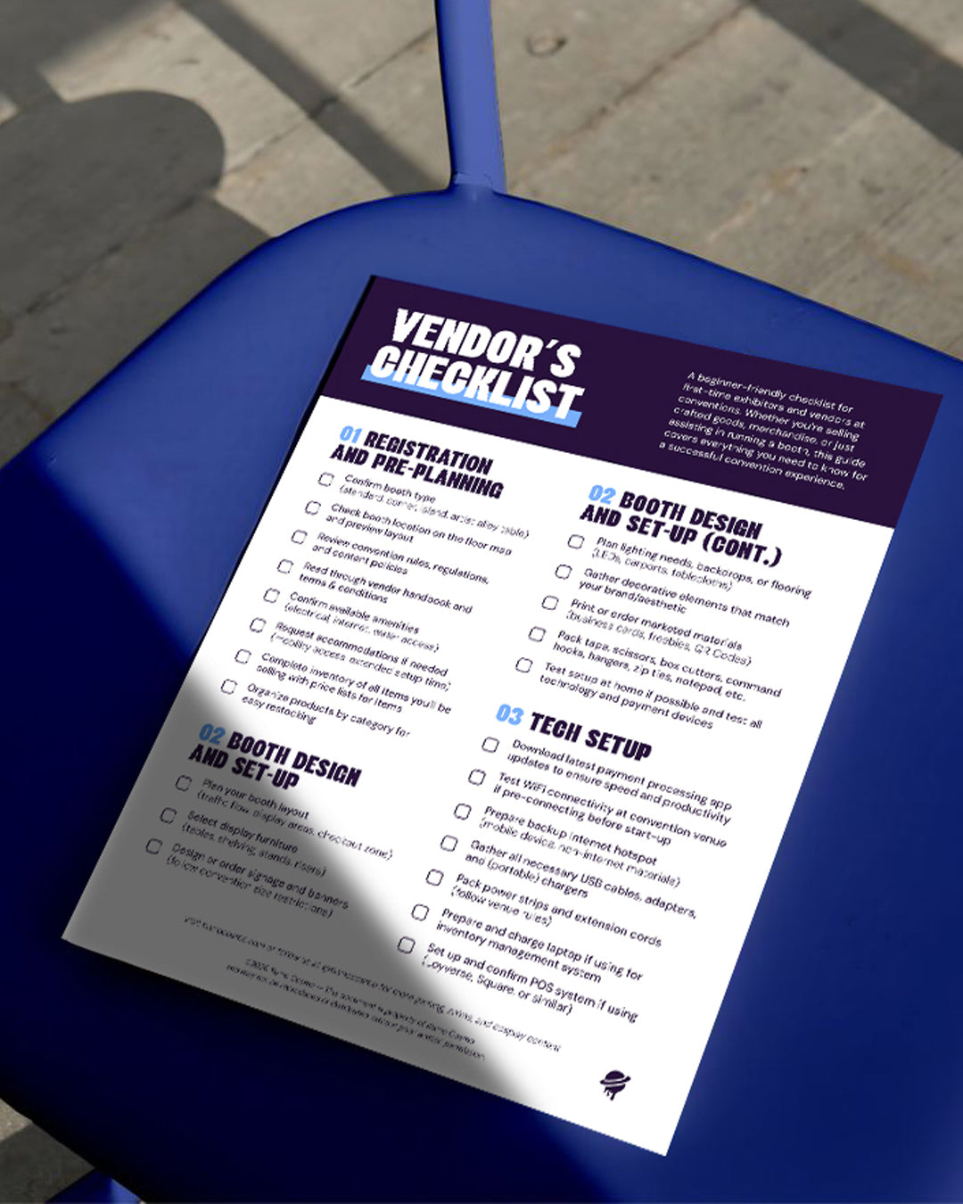 VENDOR'S CHECKLIST